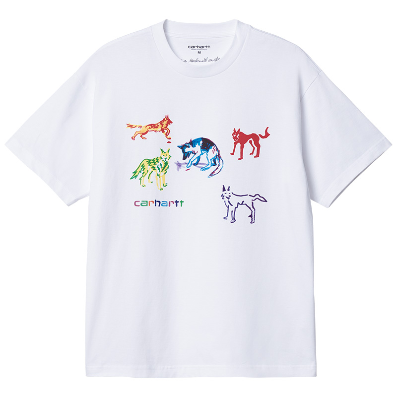 Carhartt WIP Ollie Mac Huskies T-Shirt White Carhartt WIP Ollie Mac Huskies T-Shirt White