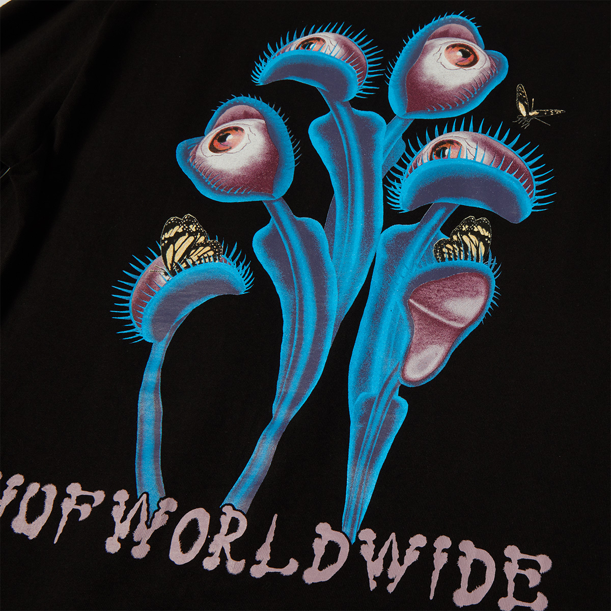 HUF Fly Trap T-Shirt Black HUF Fly Trap T-Shirt Black