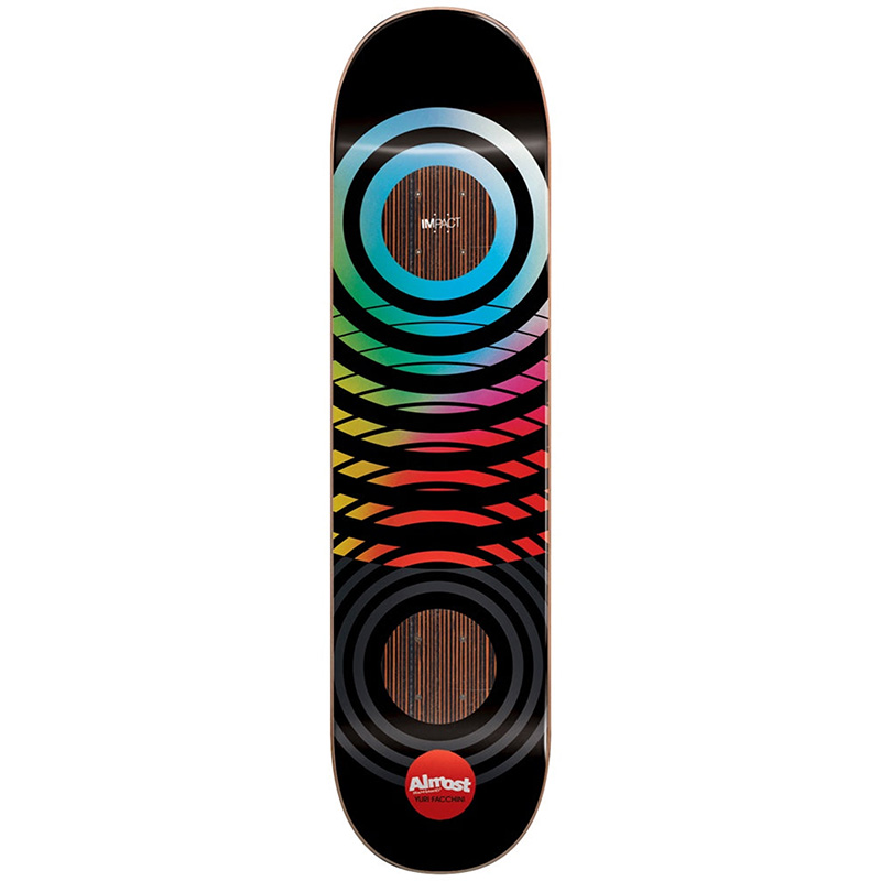 Almost Yuri Black Blur Impact Skateboard Deck 8.5 Almost Yuri Black Blur Impact Skateboard Deck 8.5