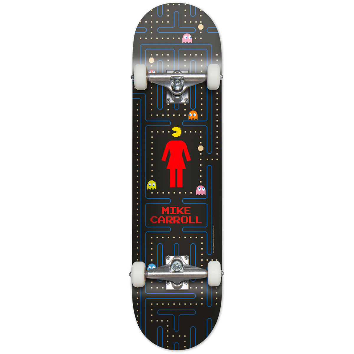 Girl Carrol Pac-Man Complete Skateboard 7.75