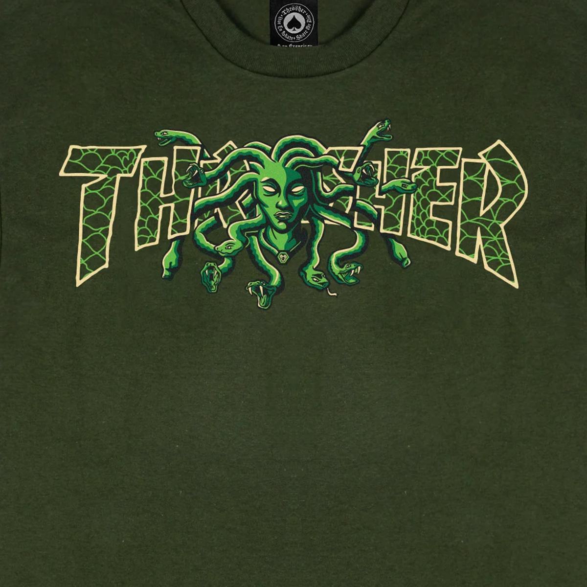 Thrasher Medusa T-Shirt Forest Green Thrasher Medusa T-Shirt Forest Green