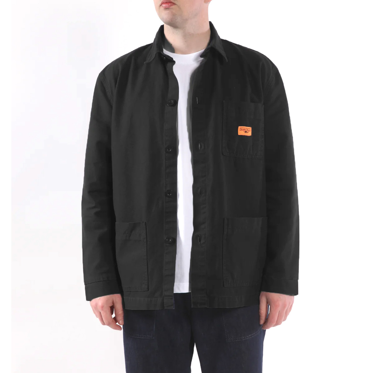Service Works Canvas Coverall Jacket Black Service Works Canvas Coverall Jacket Black