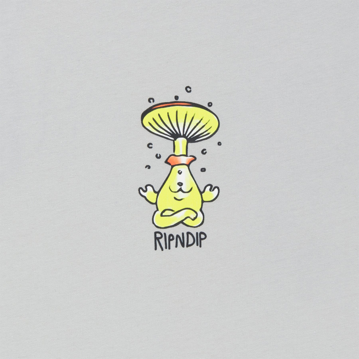 RIPNDIP Know Ur Shrooms T-Shirt Grey RIPNDIP Know Ur Shrooms T-Shirt Grey