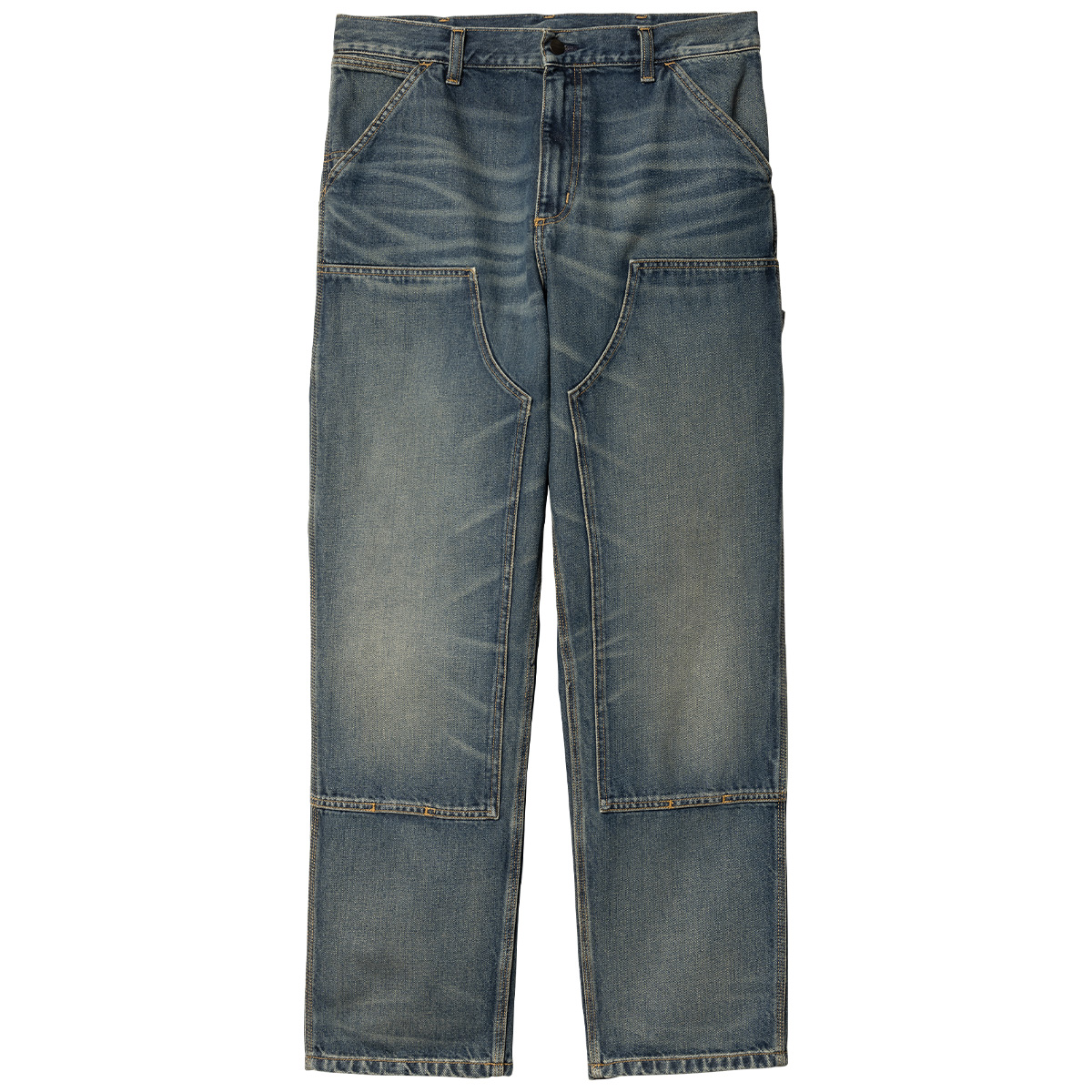 carhartt double knee usa製 Carhartt WIP OG Double Knee Pant Blue Dark Used Wash | Queens