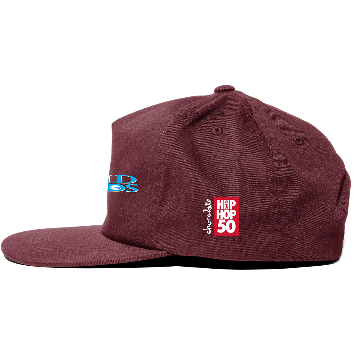 Chocolate x Interscope Liquid Swords 5-Panel Hat Wine Chocolate x Interscope Liquid Swords 5-Panel Hat Wine