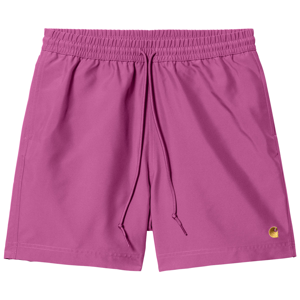 Carhartt Wip Chase Swim Trunks Magenta/Gold