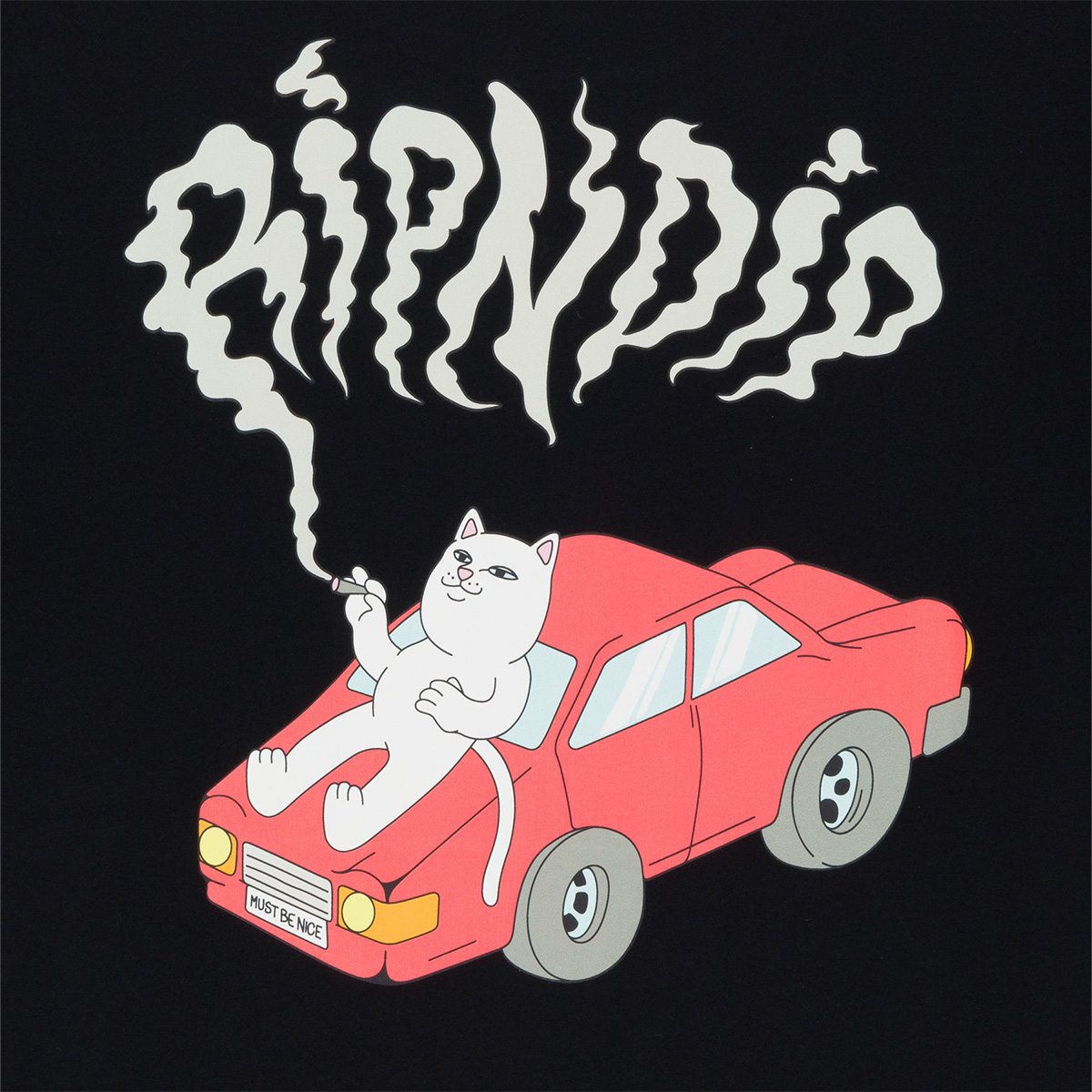 RIPNDIP All The Smoke T-Shirt Black RIPNDIP All The Smoke T-Shirt Black