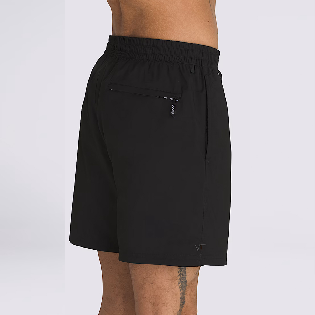 Vans Primary Solid Elastic Boardshort Black Vans Primary Solid Elastic Boardshort Black