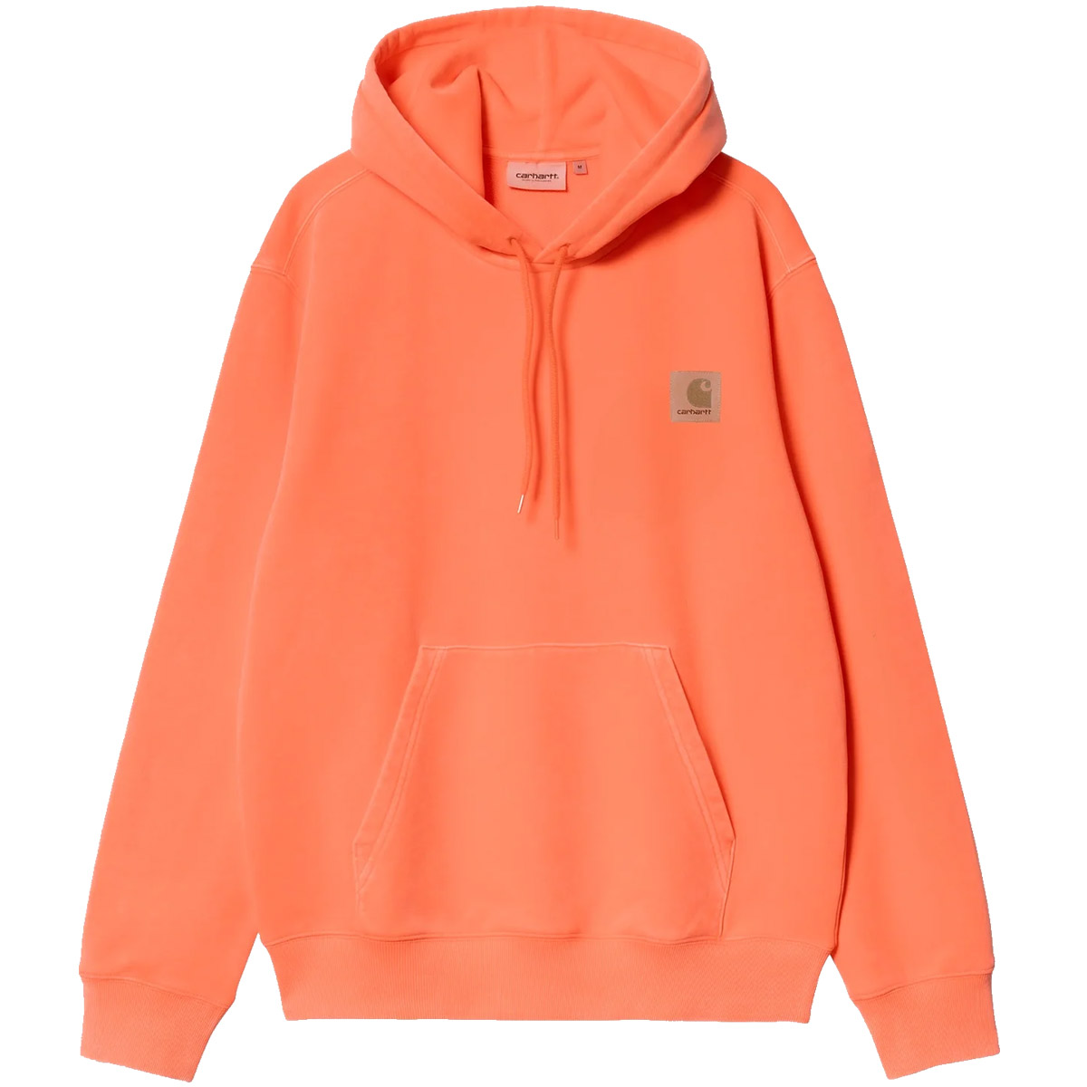 Carhartt WIP Industry Hooded Sweater Lumo Orange Garment Dyed Carhartt WIP Industry Hooded Sweater Lumo Orange Garment Dyed
