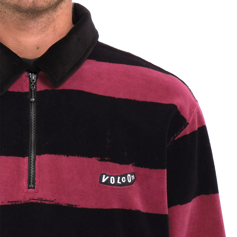 Volcom Nevermine Crewneck Sweater Wine Volcom Nevermine Crewneck Sweater Wine