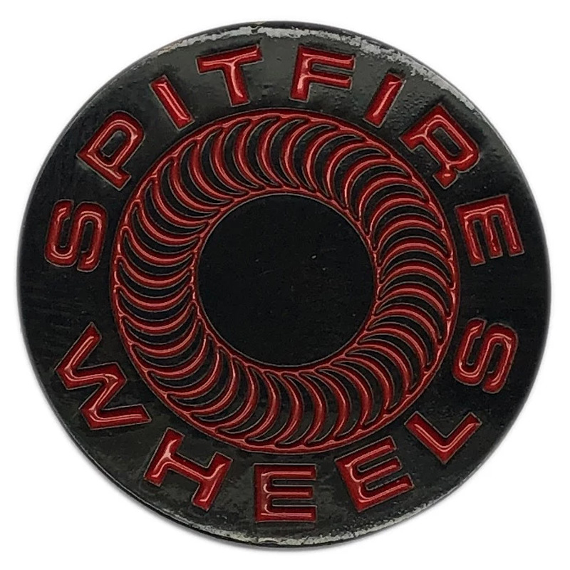 Spitfire Classic 87' Swirl Pin Black/Red