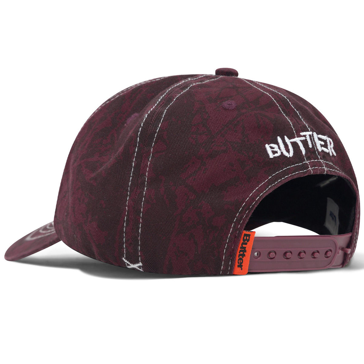 Butter Goods Woods Camo 6 Panel Cap Rust Butter Goods Woods Camo 6 Panel Cap Rust