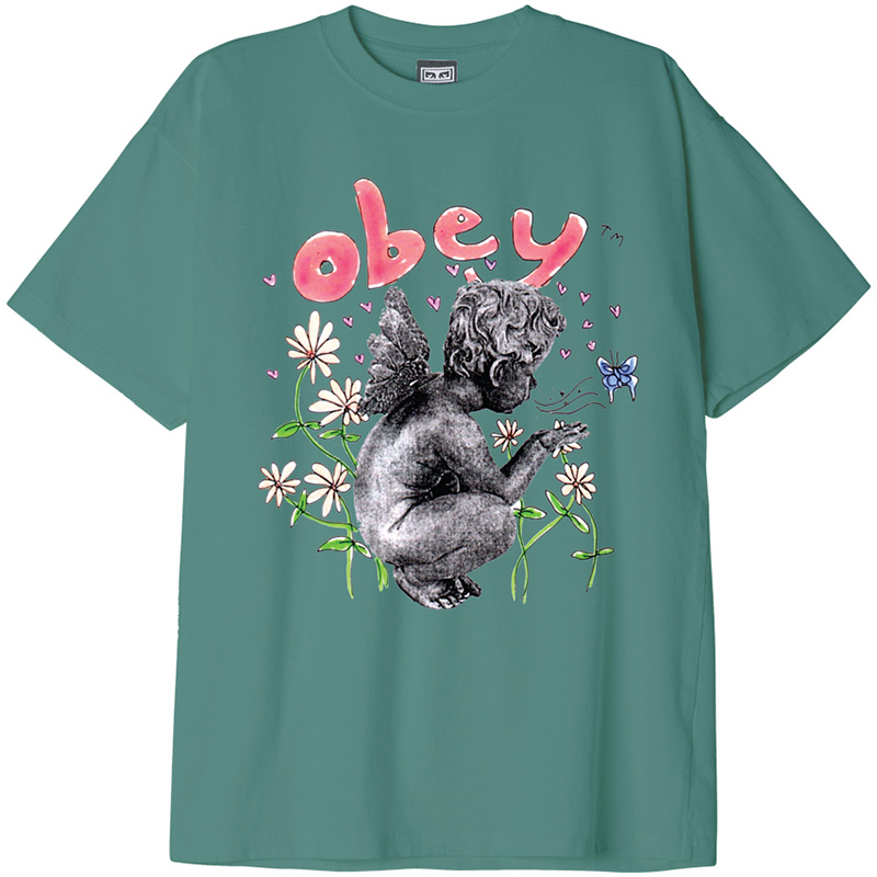 Obey Garden Fairy T-Shirt Palm Leaf Obey Garden Fairy T-Shirt Palm Leaf