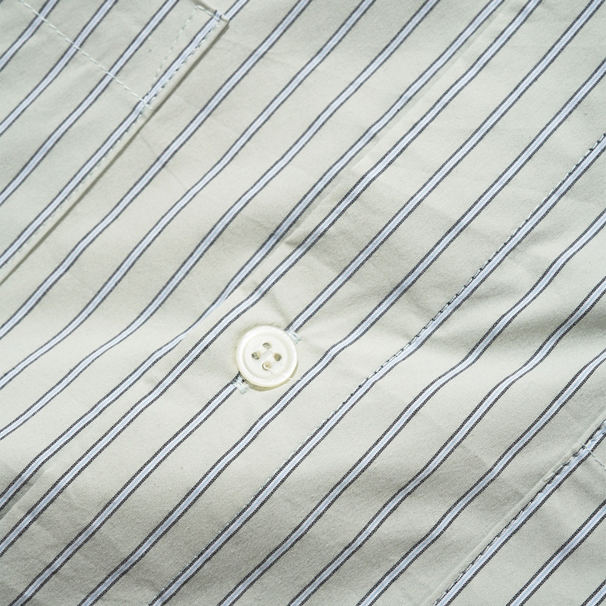 Butter Goods Vertical Stripe Shirt Dull Mint
