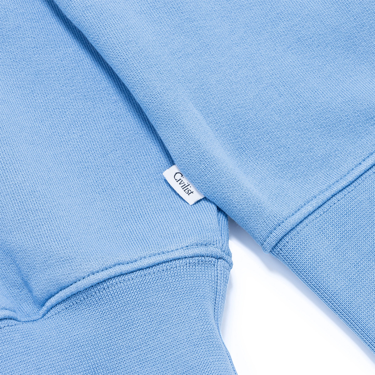Civilist Exotique Zip Hooded Sweater Medium Blue Civilist Exotique Zip Hooded Sweater Medium Blue