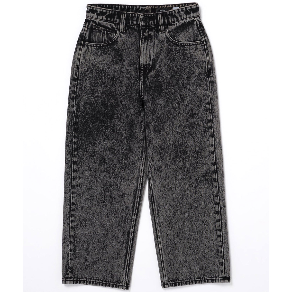 Volcom Billow Denim Pants Light Acid Black