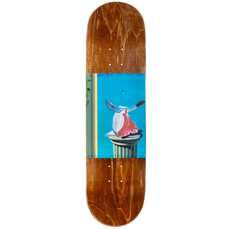WKND Steak And Trinity Skateboard Deck Assorted 8.0 WKND Steak And Trinity Skateboard Deck Assorted 8.0