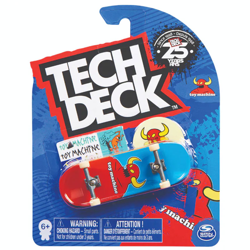 Tech Deck Toy Machine Classic Logo Fingerboard Red/Blue