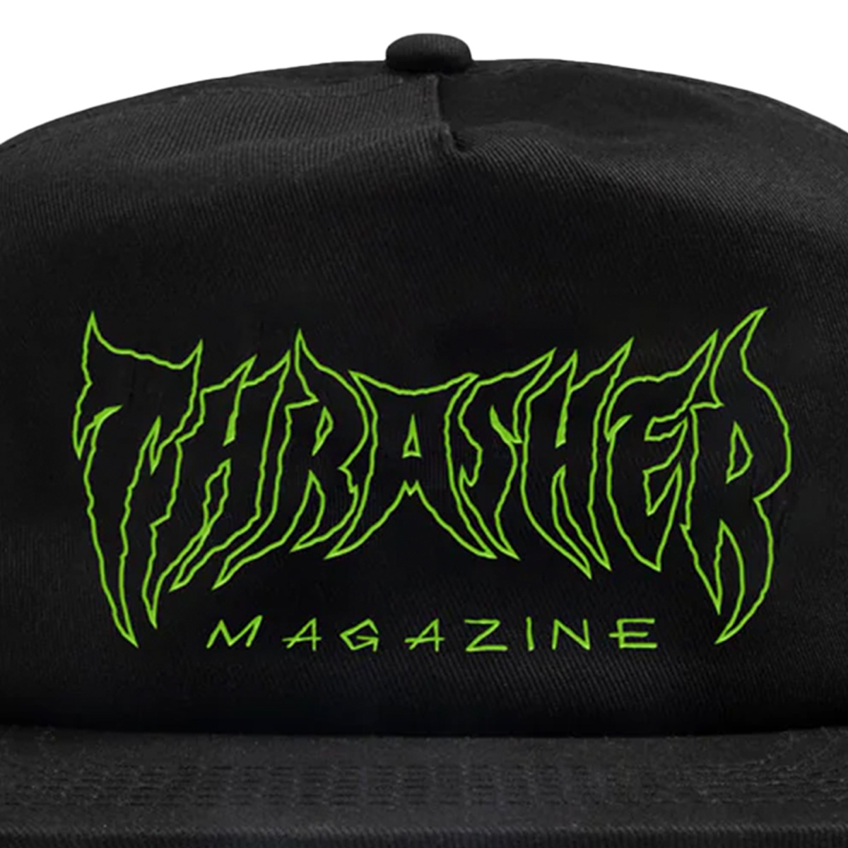 Thrasher Metal Snapback Black Thrasher Metal Snapback Black