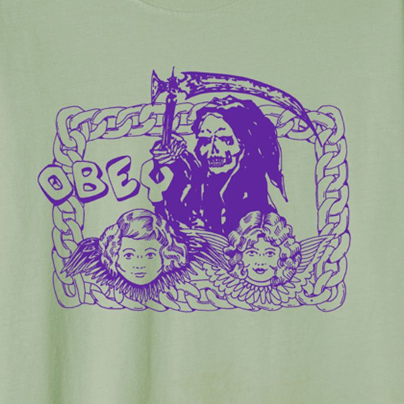Obey The Afterlife T-Shirt Cucumber Obey The Afterlife T-Shirt Cucumber