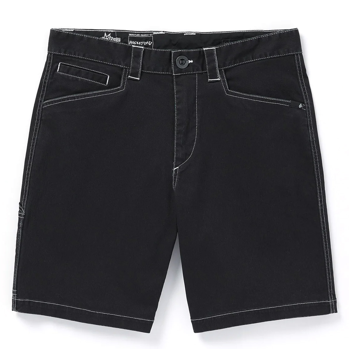Volcom V Ent Hockey Dad Short 20 Black Volcom V Ent Hockey Dad Short 20 Black