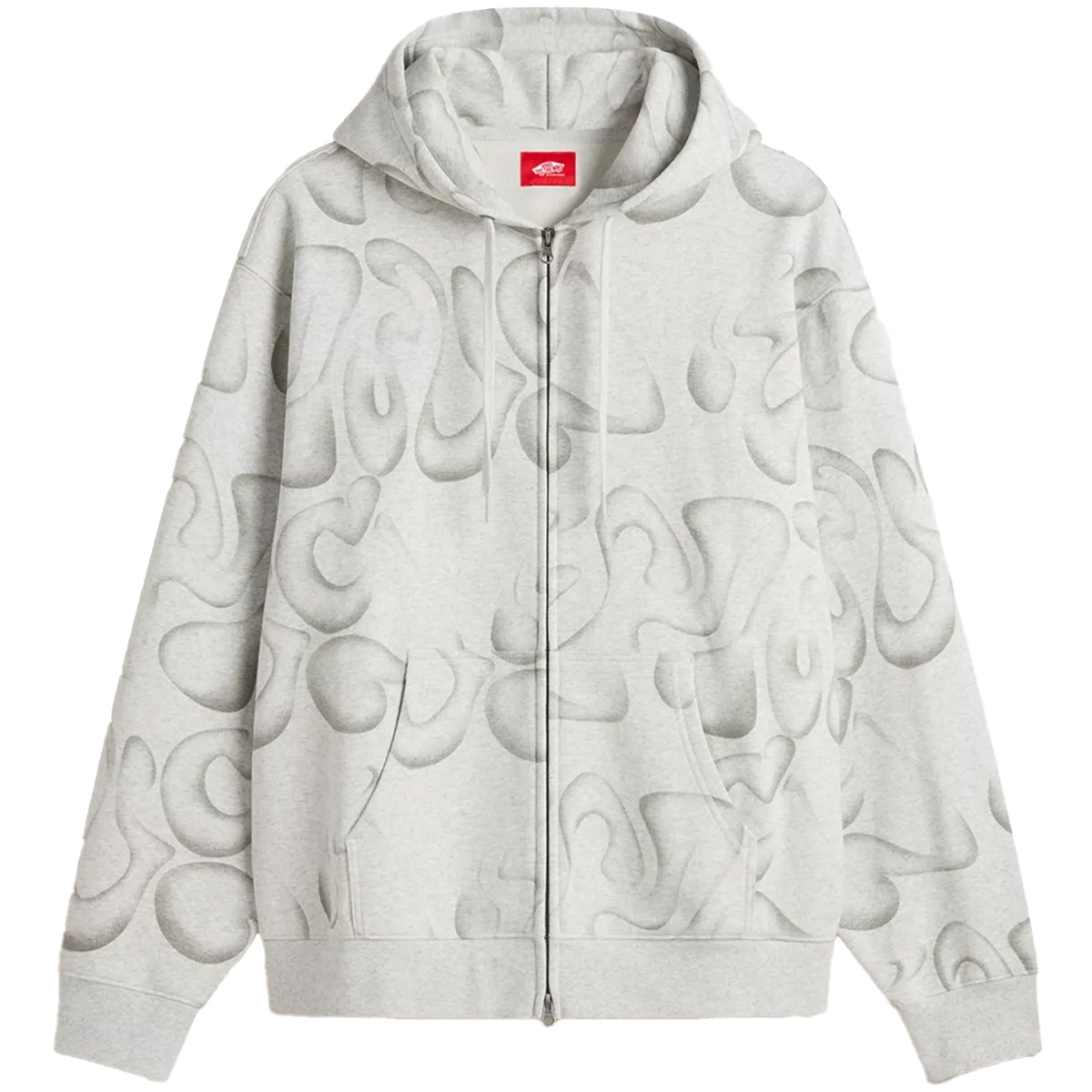 Vans Skate Smokey Zip Hooded Sweater Ash Heather Vans Skate Smokey Zip Hooded Sweater Ash Heather