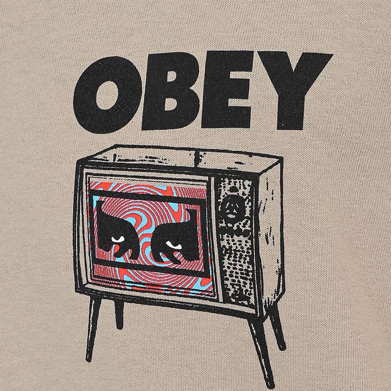Obey Hypno T-Shirt Pigment Silver Grey Obey Hypno T-Shirt Pigment Silver Grey