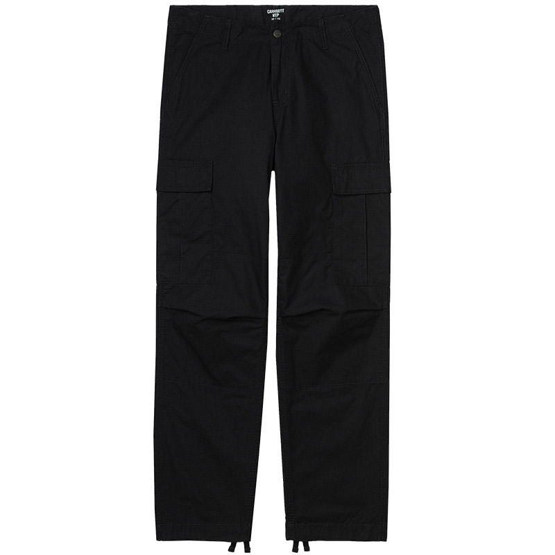 Carhartt WIP Regular Cargo Pant Black Rinsed Carhartt WIP Regular Cargo Pant Black Rinsed