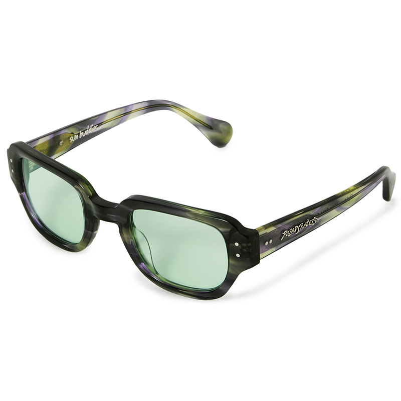 Polar Pyle Sunglasses Violet Green