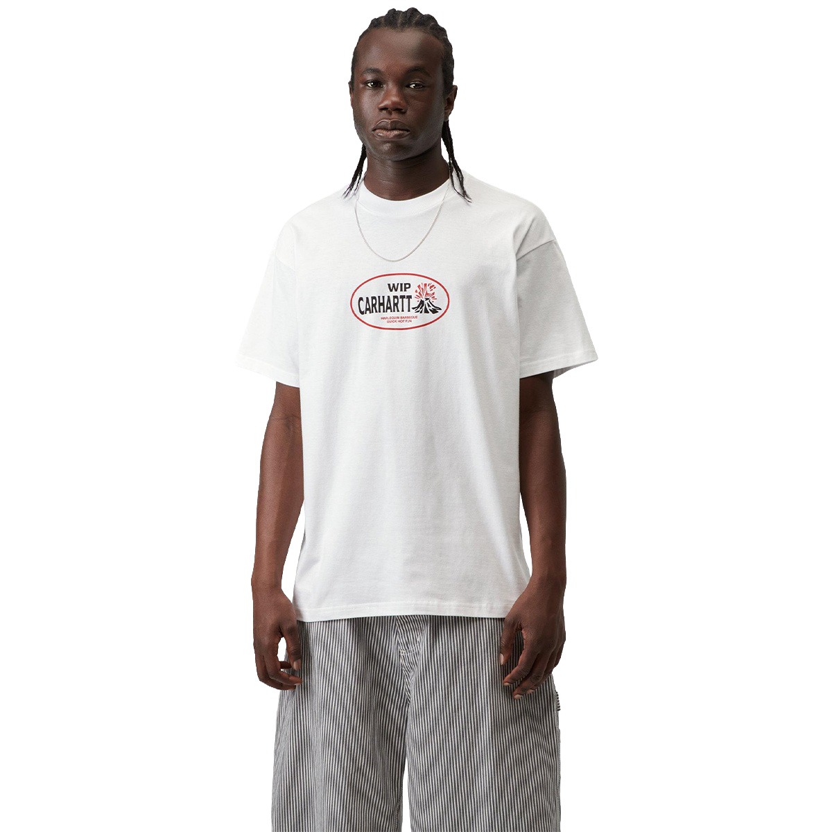 Carhartt WIP Harlequin BBQ T-Shirt White