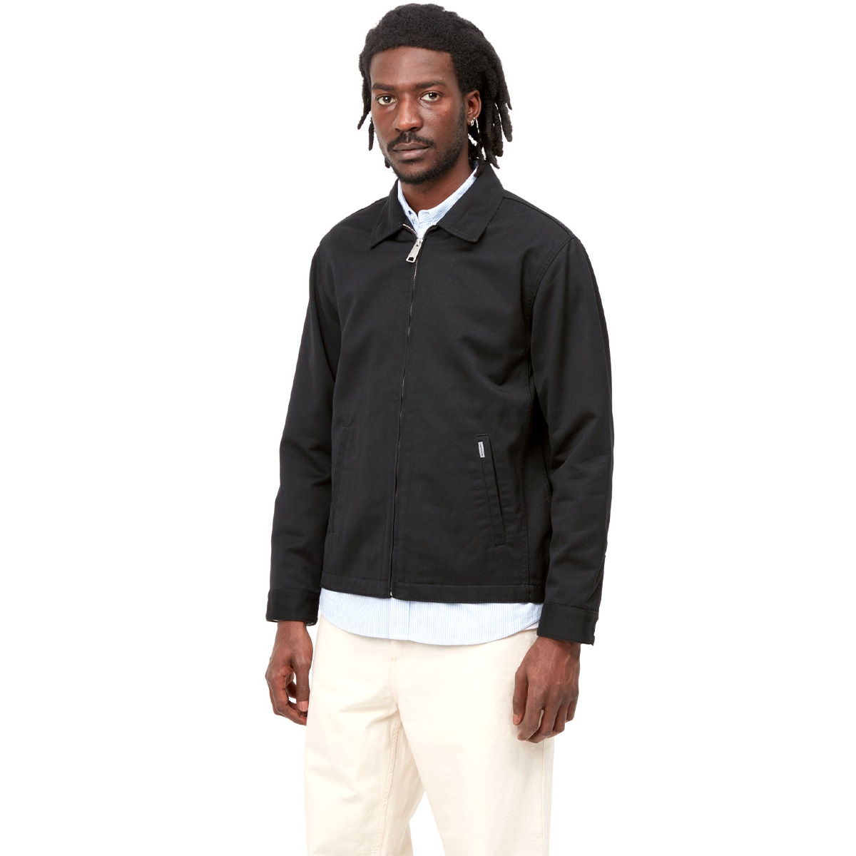 Carhartt WIP Modular Jacket Black Rinsed Carhartt WIP Modular Jacket Black Rinsed