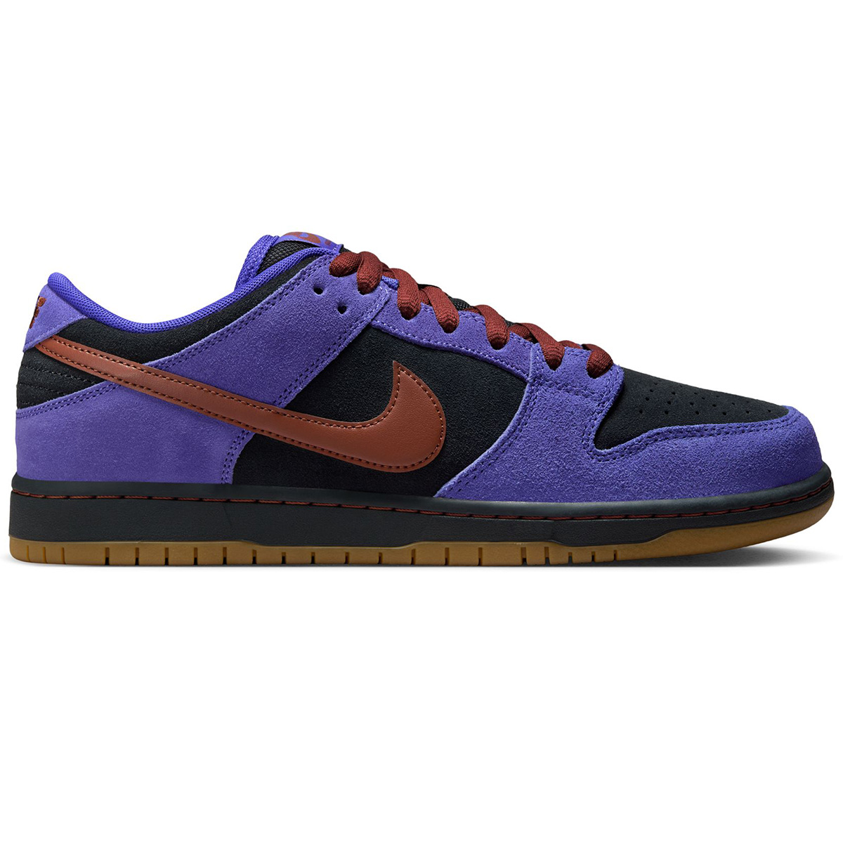 Nike SB Dunk Low Pro Persian Violet/Cinnamon-Off Noir-Gum Med Brown