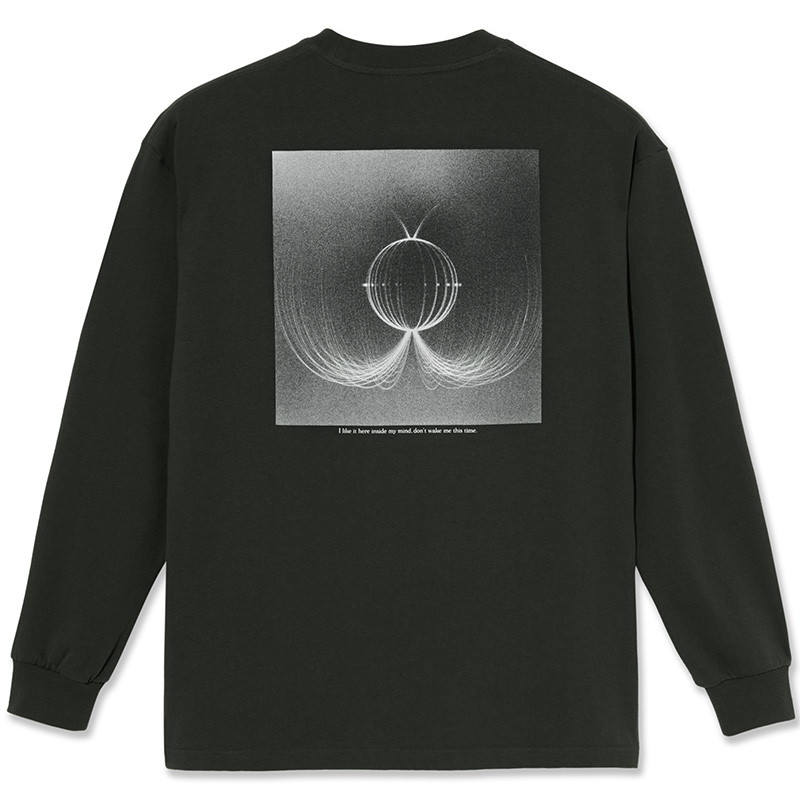Polar Magnetic Field Longsleeve T-Shirt Dirty Black