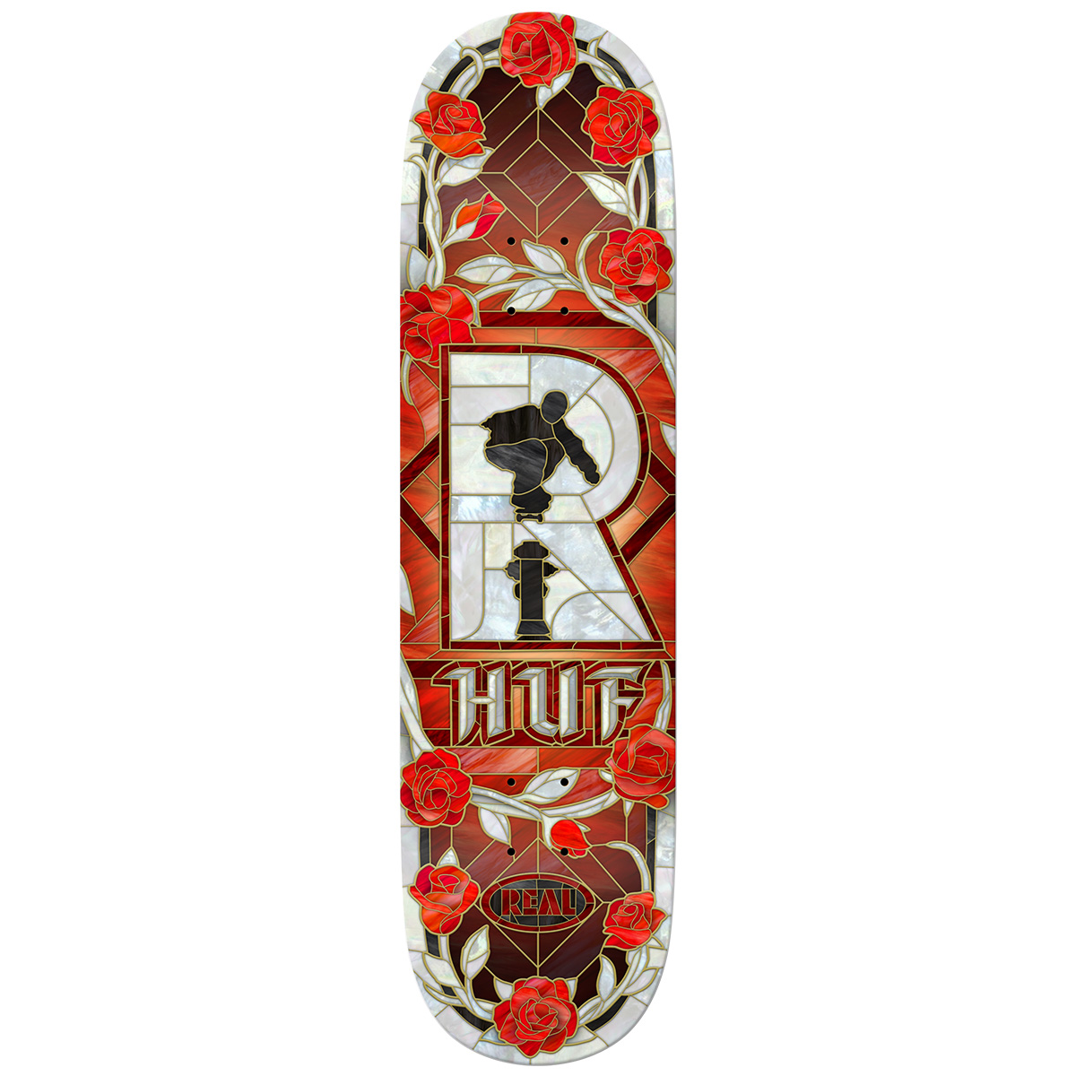 Real HUF Cathedral Skateboard Deck 8.38