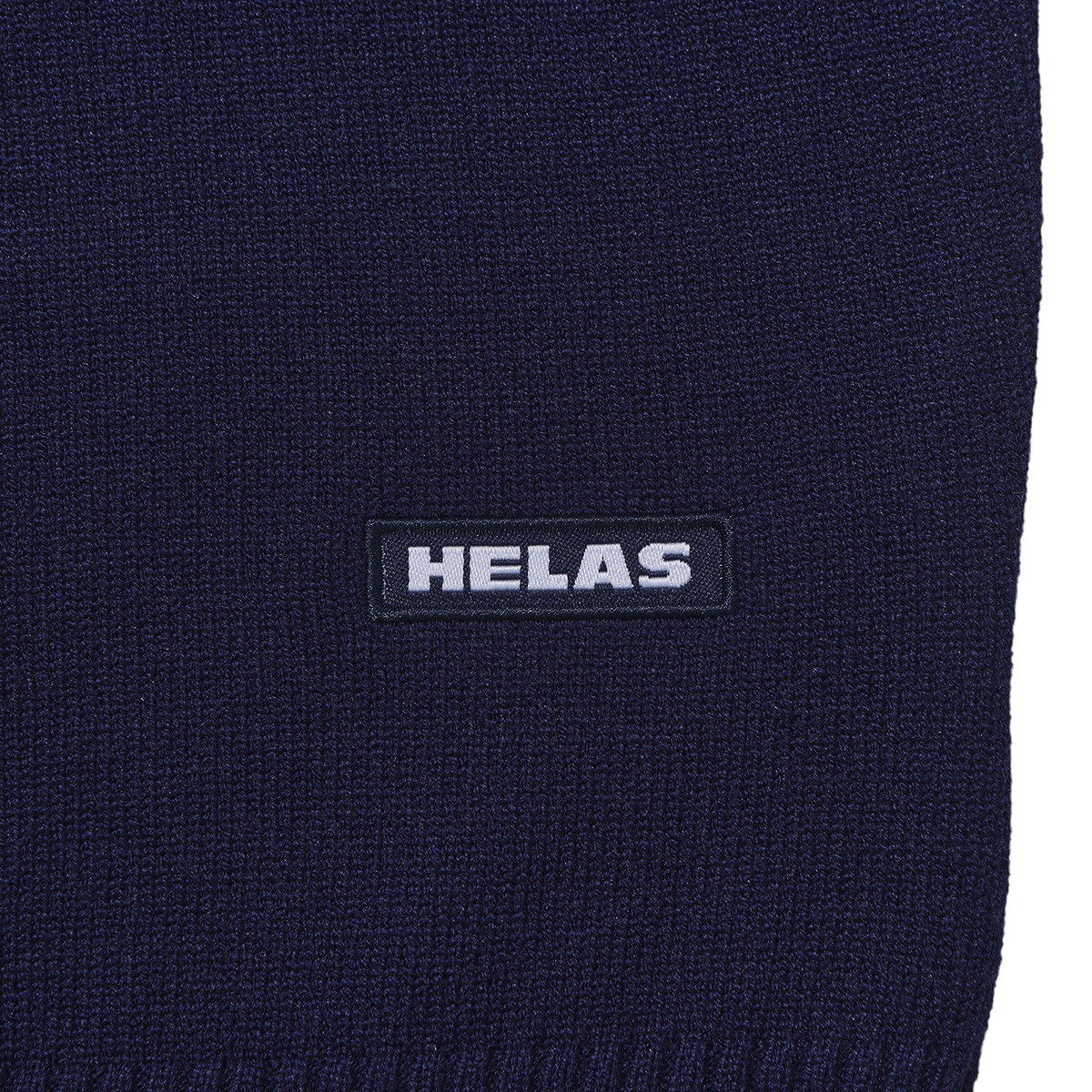 Helas Horses Crewneck Knit Sweater Navy