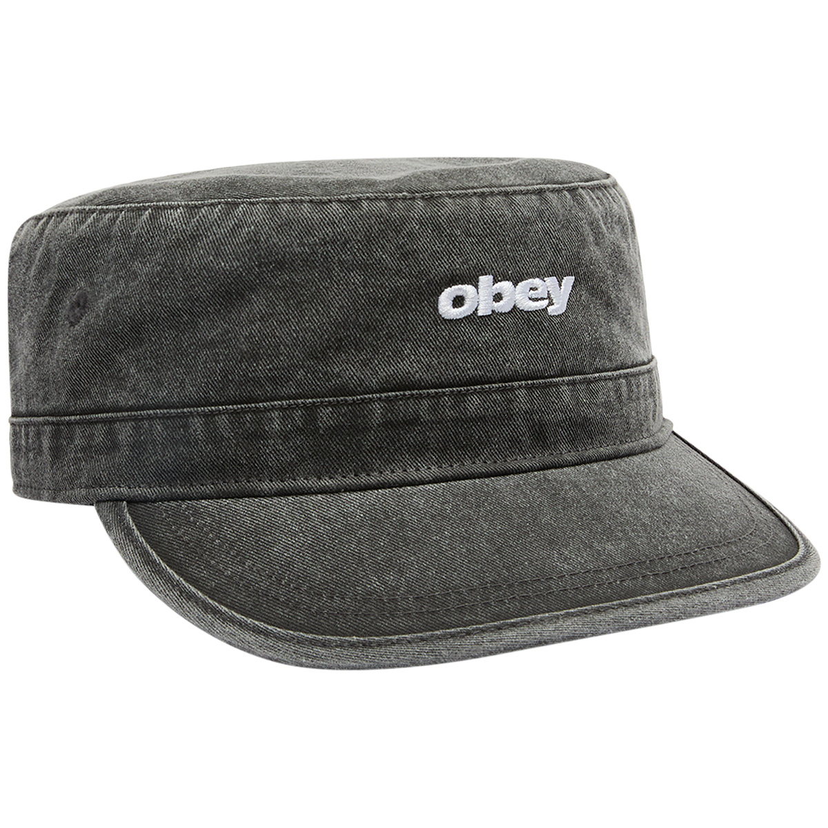 Obey Boxcar Pillbox Hat Pigment Black