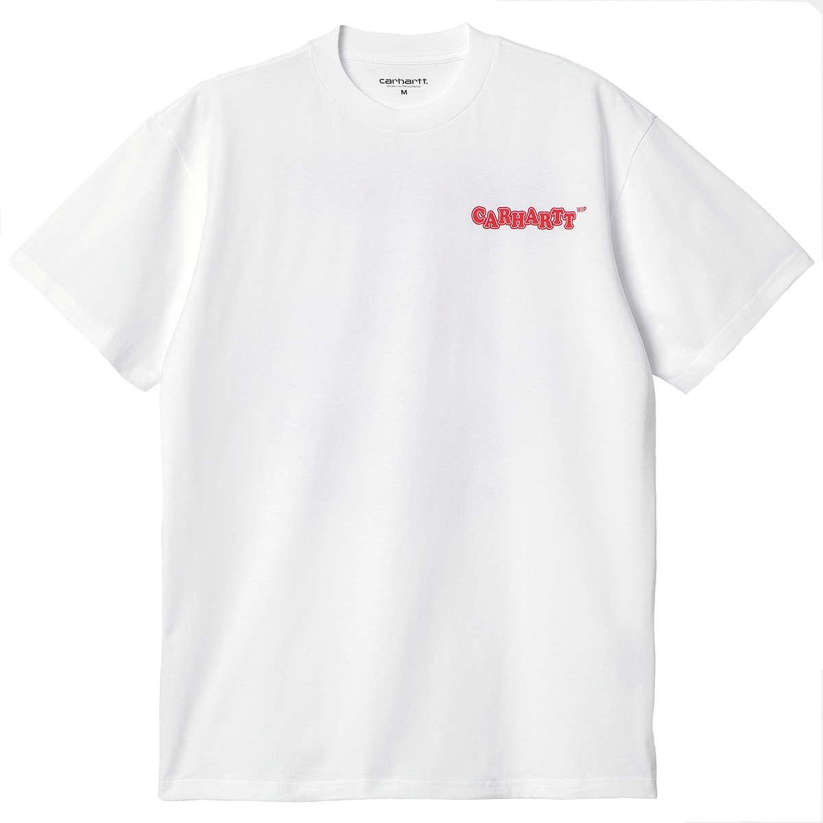 Carhartt WIP Fast Food T-Shirt White/Red Carhartt WIP Fast Food T-Shirt White/Red