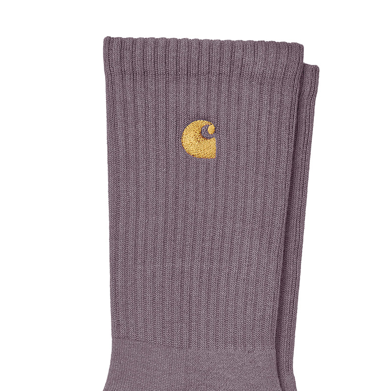 Carhartt WIP Chase Socks Misty Thistle/Gold Carhartt WIP Chase Socks Misty Thistle/Gold