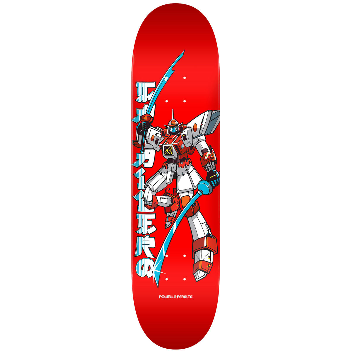 Powell-Peralta Steve Caballero Gundam Skateboard Deck Red 8.25 Powell-Peralta Steve Caballero Gundam Skateboard Deck Red 8.25