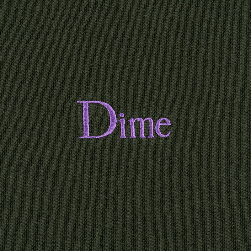 Dime Classic Small Logo Hoodie Forest Green Dime Classic Small Logo Hoodie Forest Green