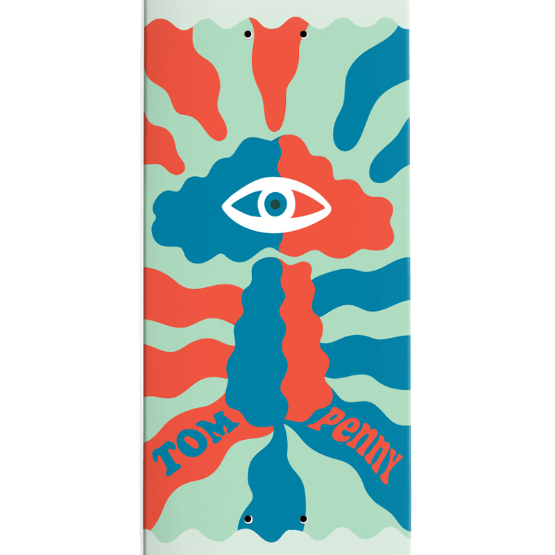 Flip Penny Block Skateboard Deck 8.0