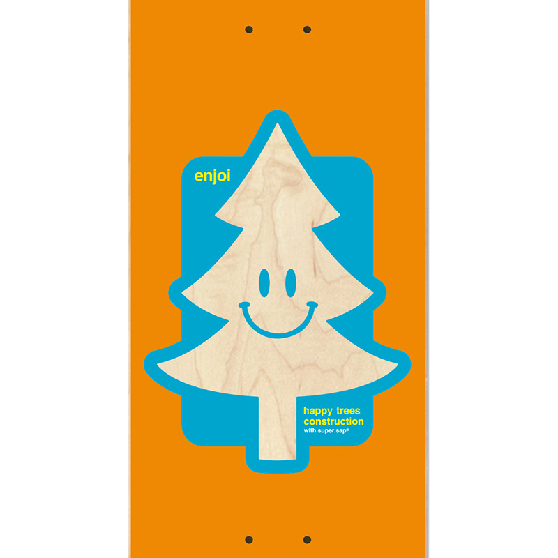 Enjoi Happy Tree Super Sap R7 Skateboard Deck Orange 8.5 Enjoi Happy Tree Super Sap R7 Skateboard Deck Orange 8.5