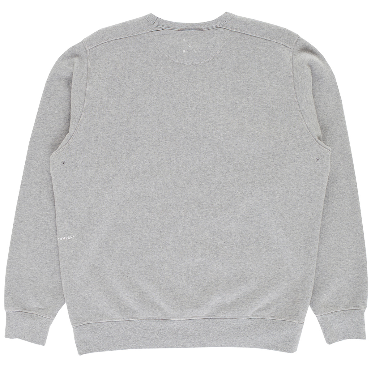 POP Arch Crewneck Sweater Light Grey Heather
