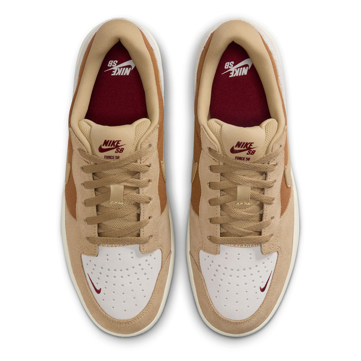 Nike SB Force 58 LT British Tan/Parachute Beige-Lt Bone-Sail-Team Red