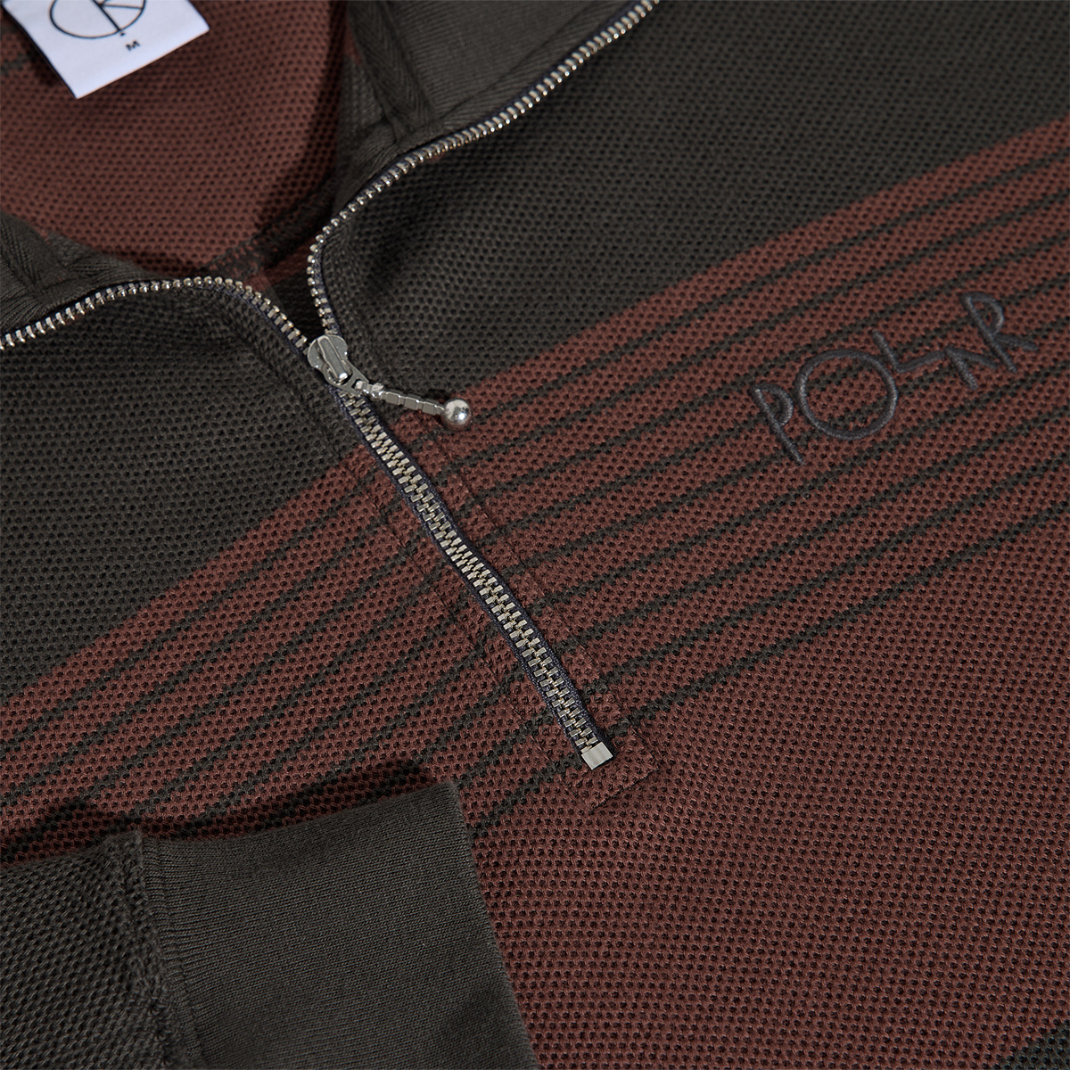 Polar Surf Half Zip Sweater Dirty Black/Brownstone