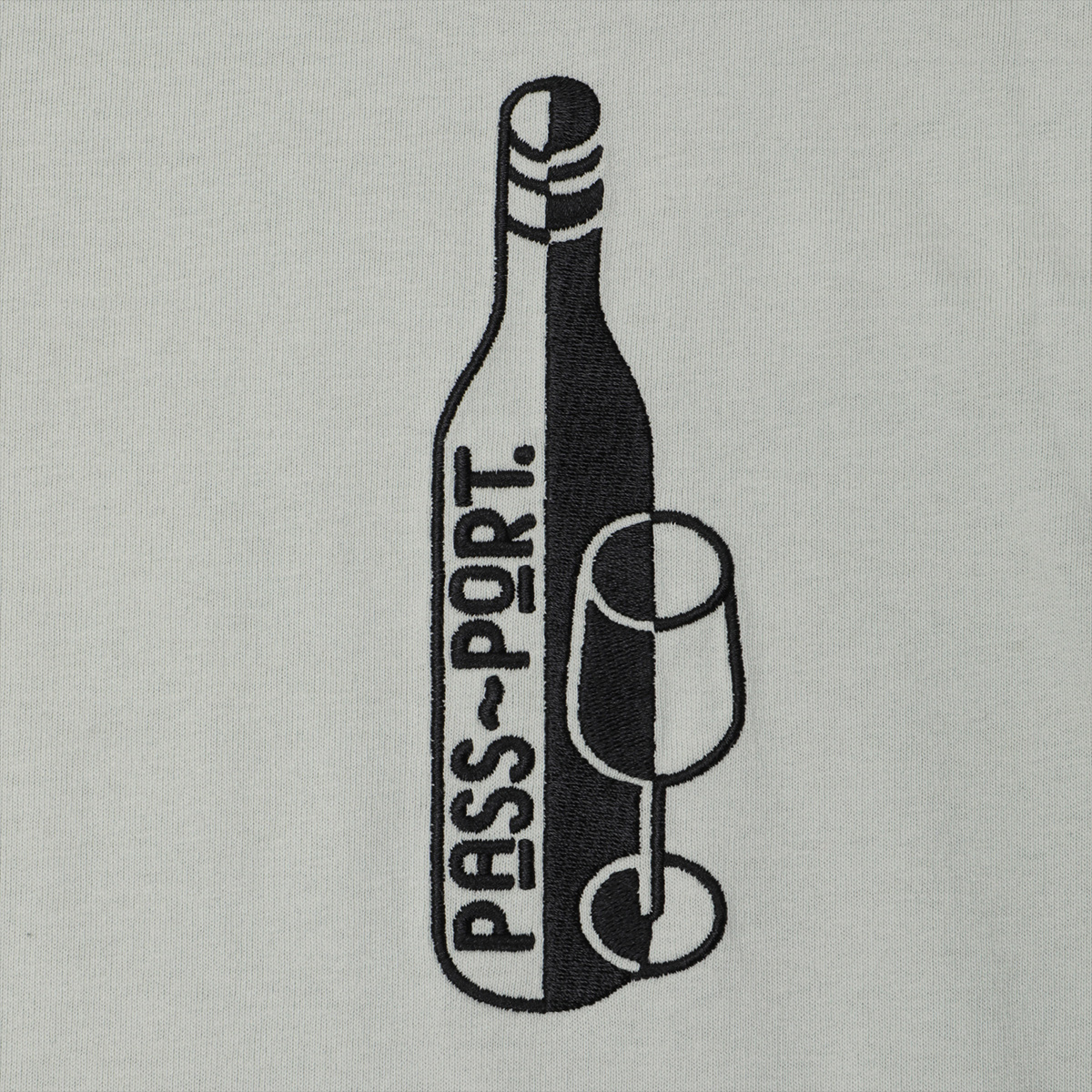 Pass Port ABV T-shirt Harbour Grey