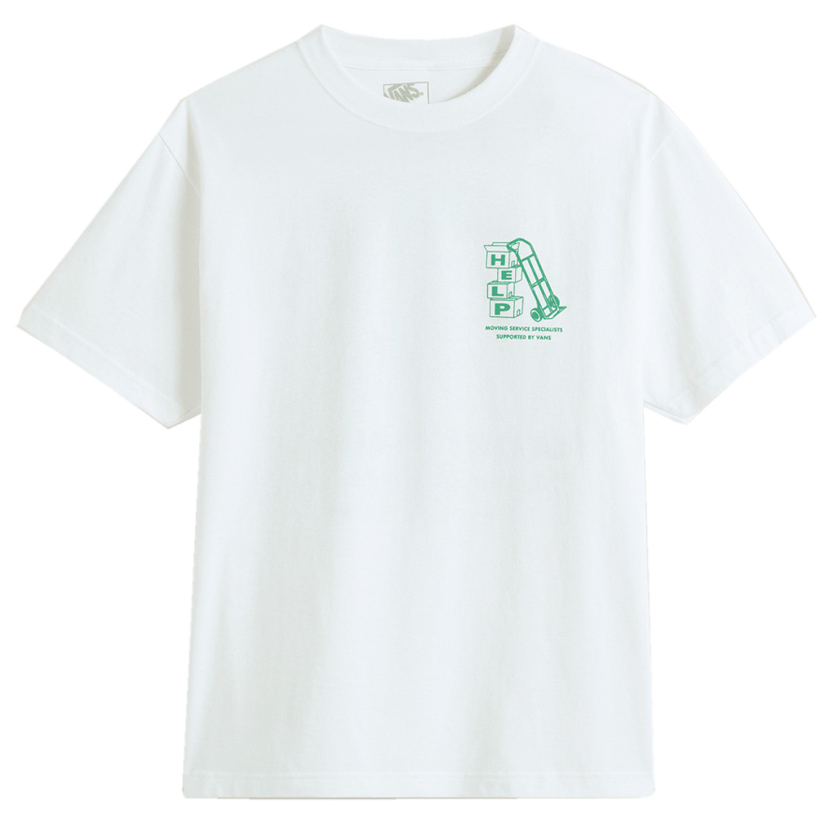 Vans Moving CO T-Shirt White Vans Moving CO T-Shirt White