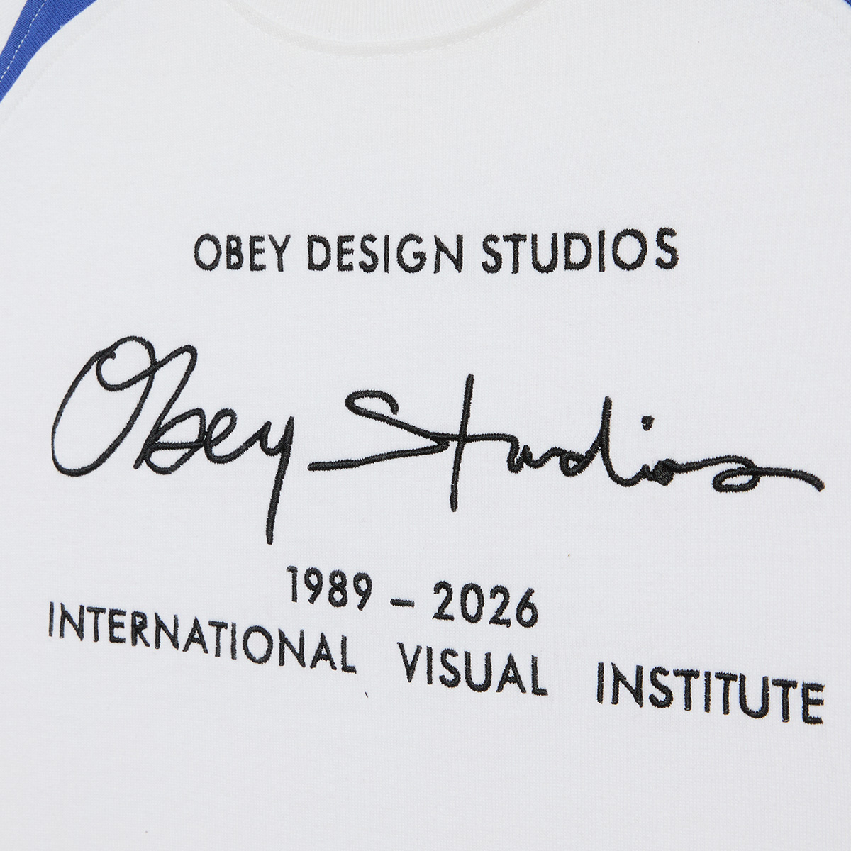 Obey League Longsleeve T-Shirt White