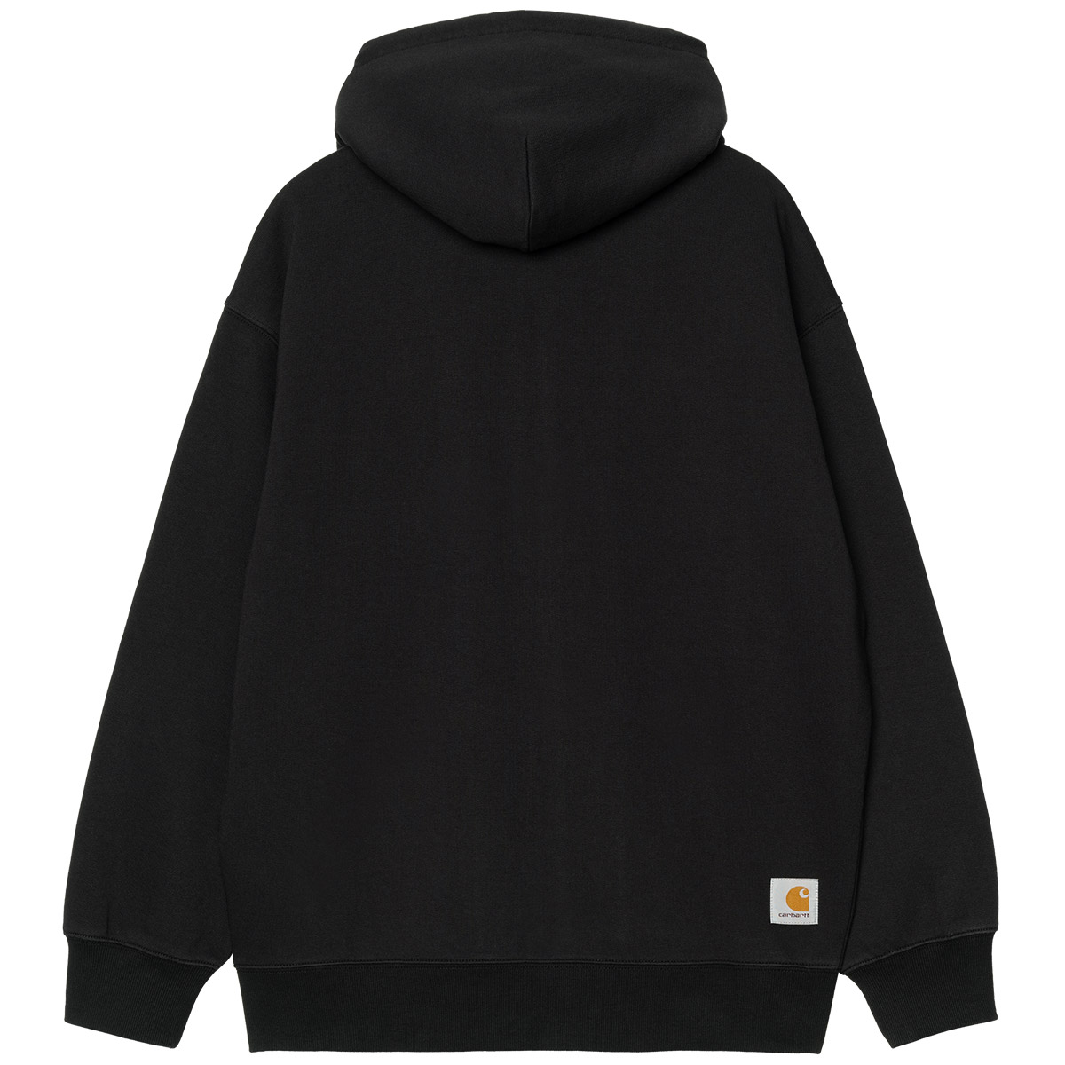 Carhartt WIP Hooded WIP Sweater Jacket Black Stone Washed Carhartt WIP Hooded WIP Sweater Jacket Black Stone Washed