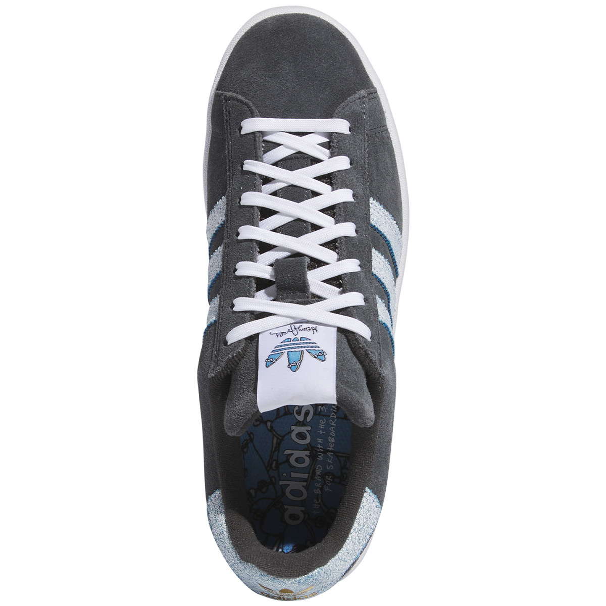 adidas X Henry Jones Campus Adv Carbon/Ftwwht/Ltblue adidas X Henry Jones Campus Adv Carbon/Ftwwht/Ltblue